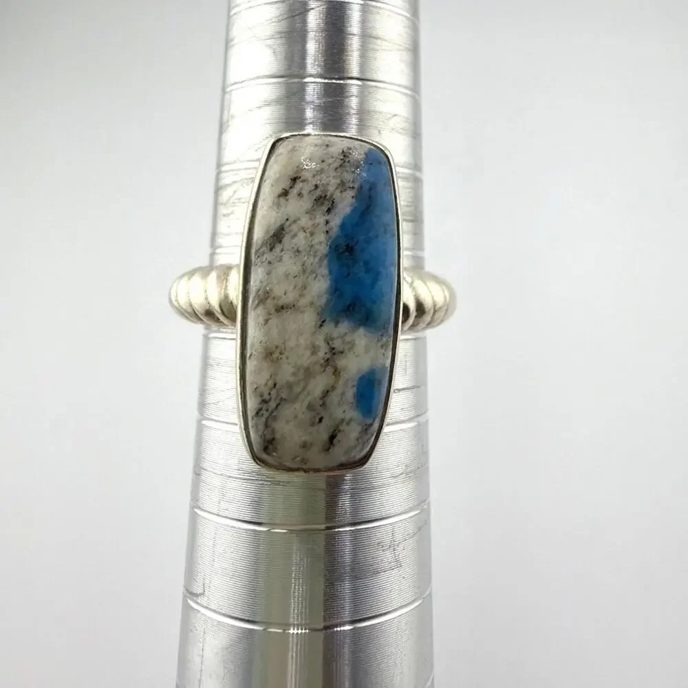 K2 Jasper Sterling Silver Ring Artisan Jewelry 7.5